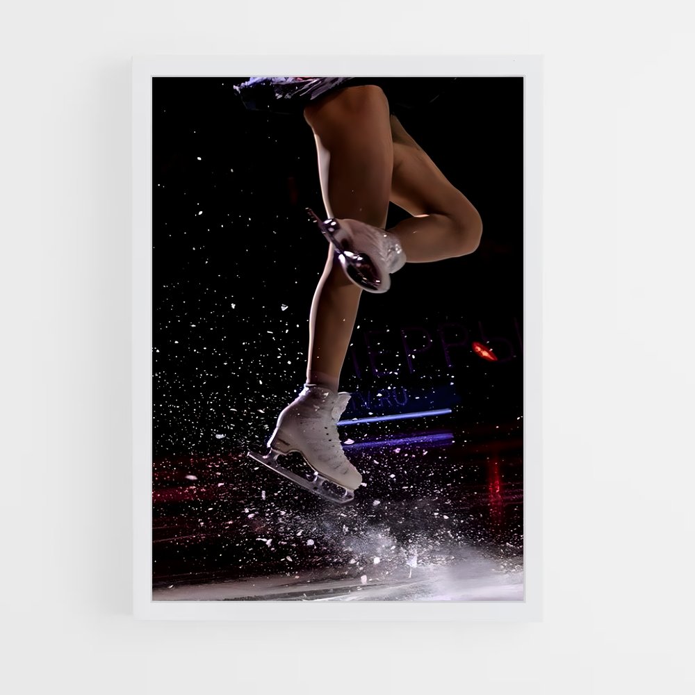 Poster Skate Étoile – affiche Patinage artistique (vue 3)